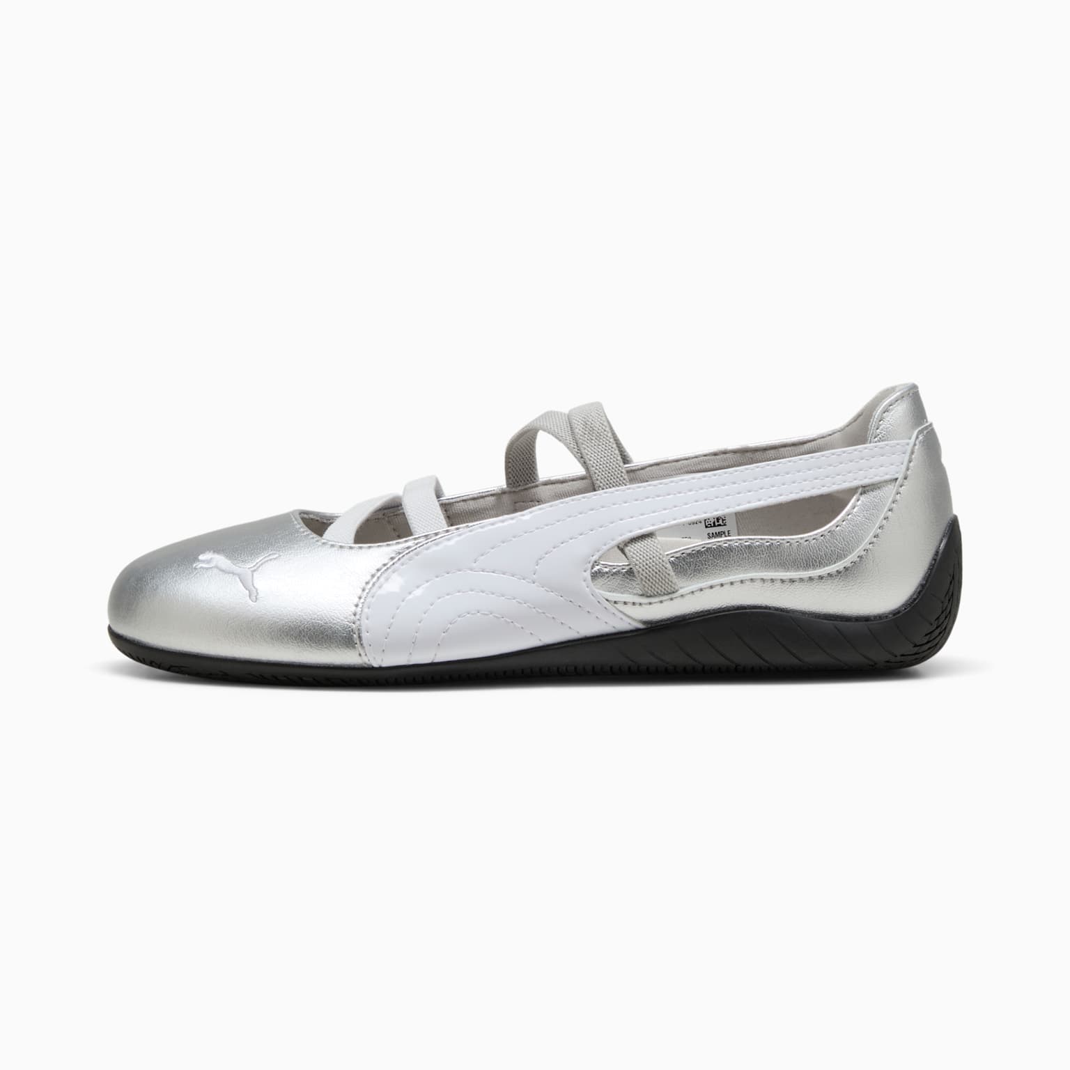 Speedcat Ballet Metallic Silver White