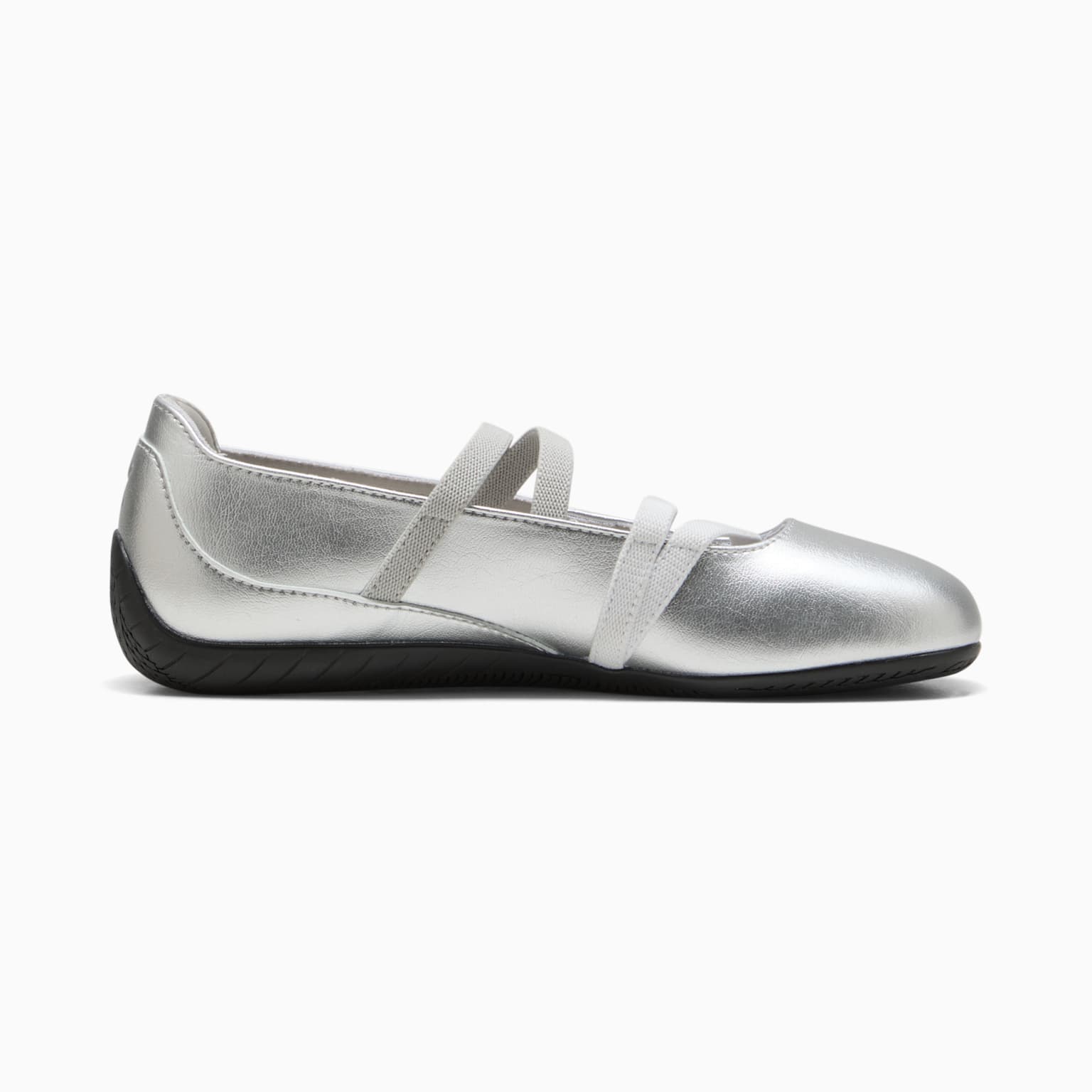 Speedcat Ballet Metallic Silver White
