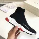 Balenciaga Speed Runner High Tops Black Red