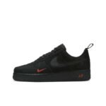 Nike Air Force 1 Low Multi Swoosh Black Crimson