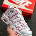 Nike Air More Uptempo White Varsity Red