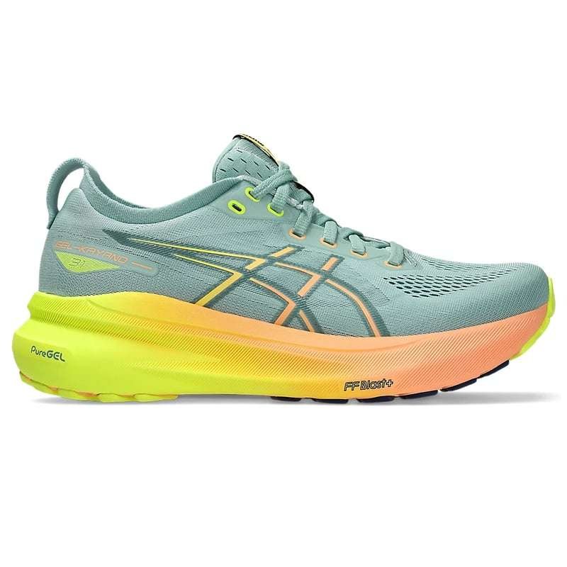 ASICS Gel-Kayano 31 Paris Light Celadon & Safety Yellow (1) ASICS Gel-Kayano 31 Paris Light Celadon & Safety Yellow - Image 1